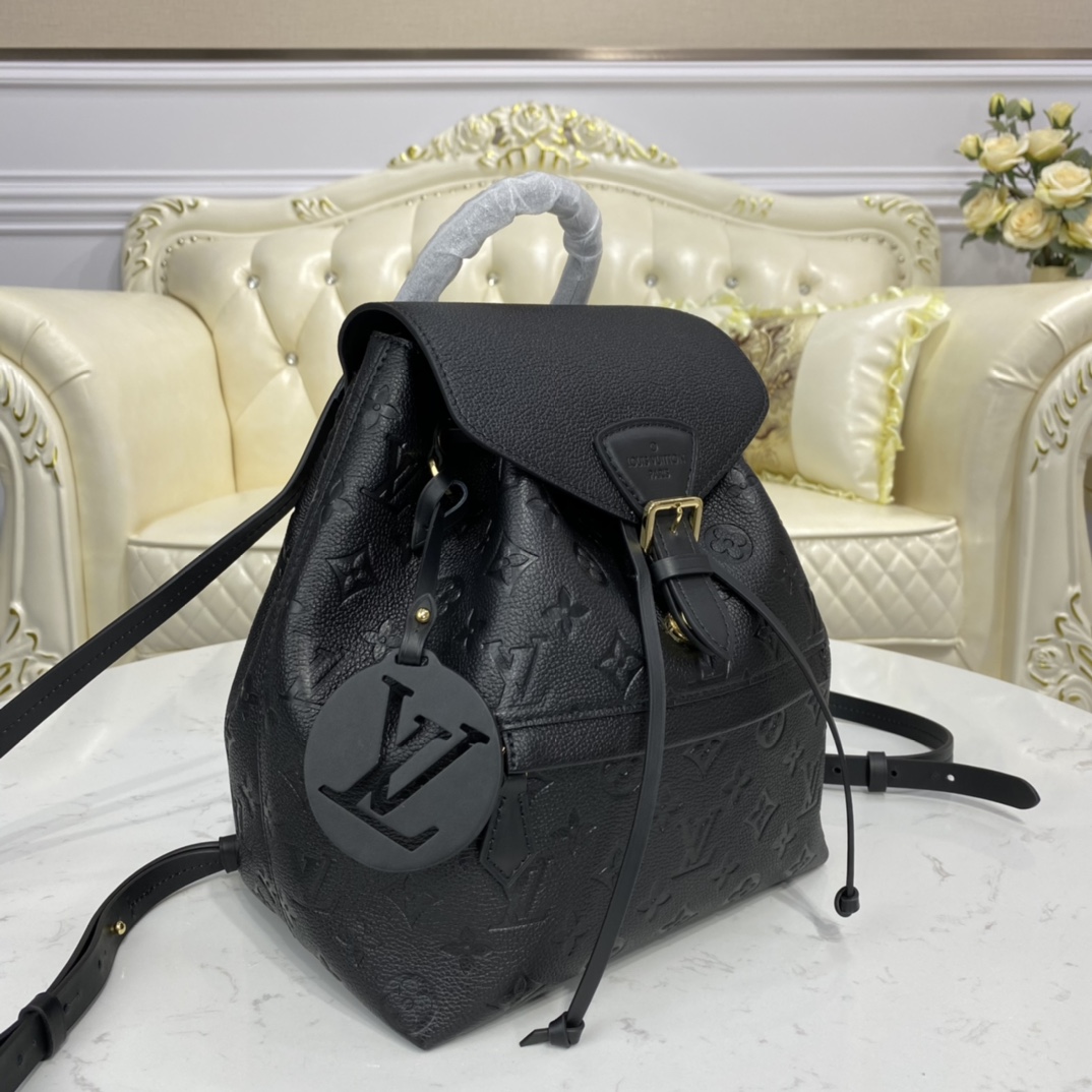 Louis Vuitton MONTSOURIS BACKPACK Monogram M45205 Black 